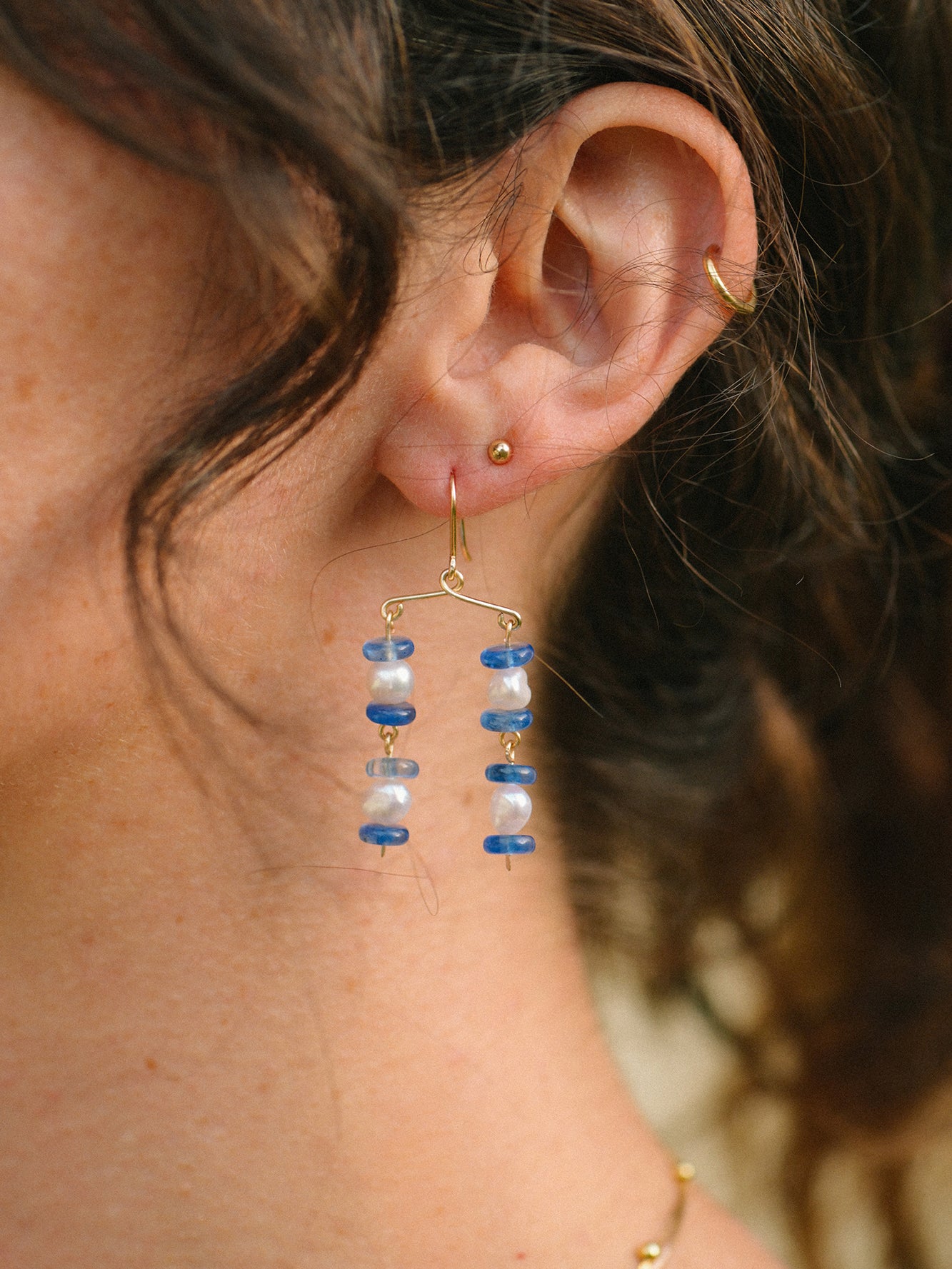 Aqua Regia Dangle Earrings