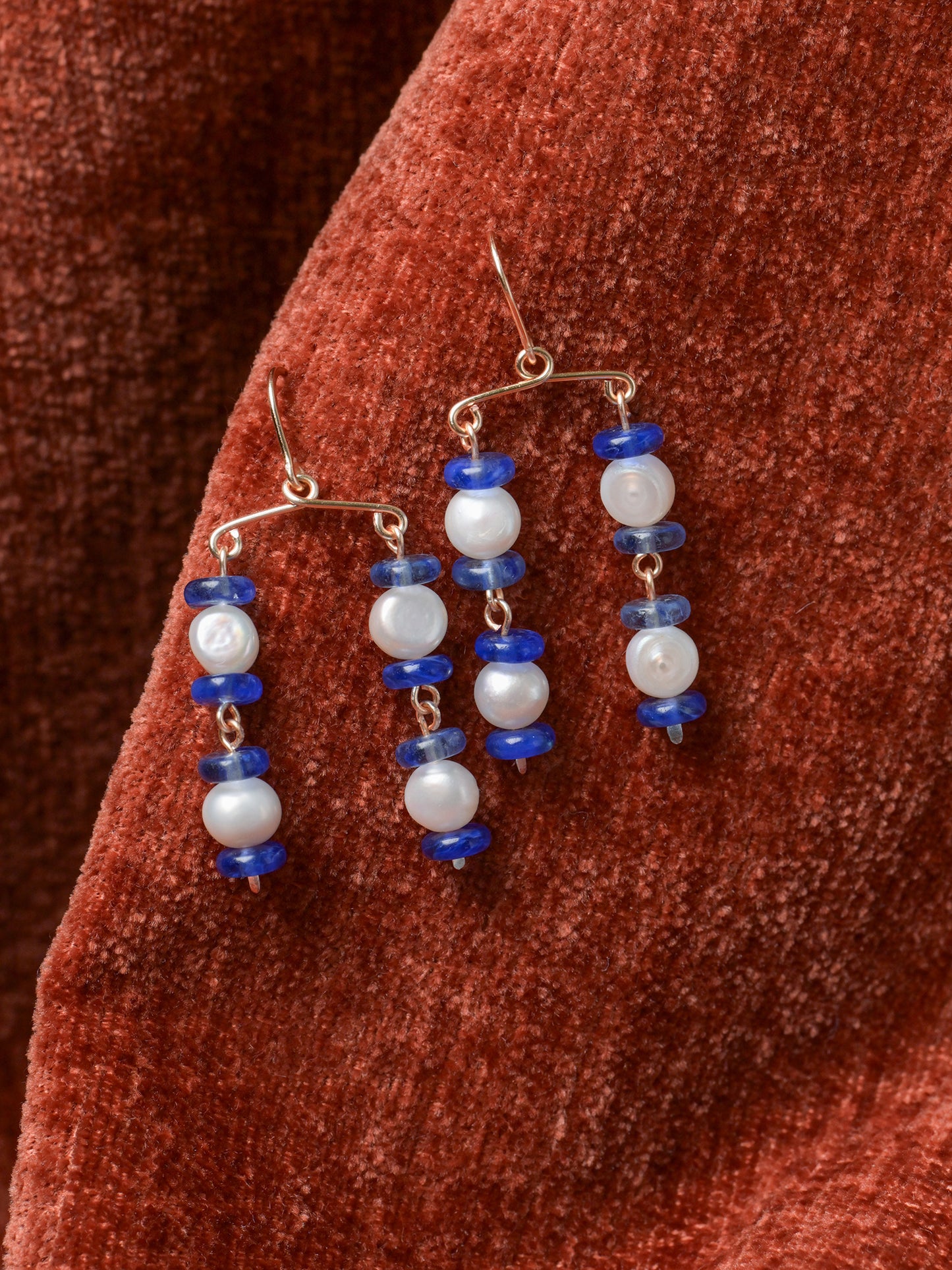 Aqua Regia Dangle Earrings