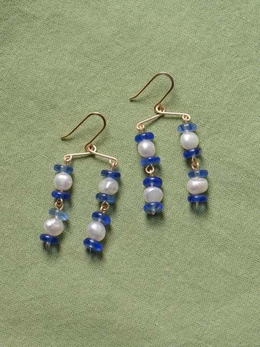 Aqua Regia Dangle Earrings